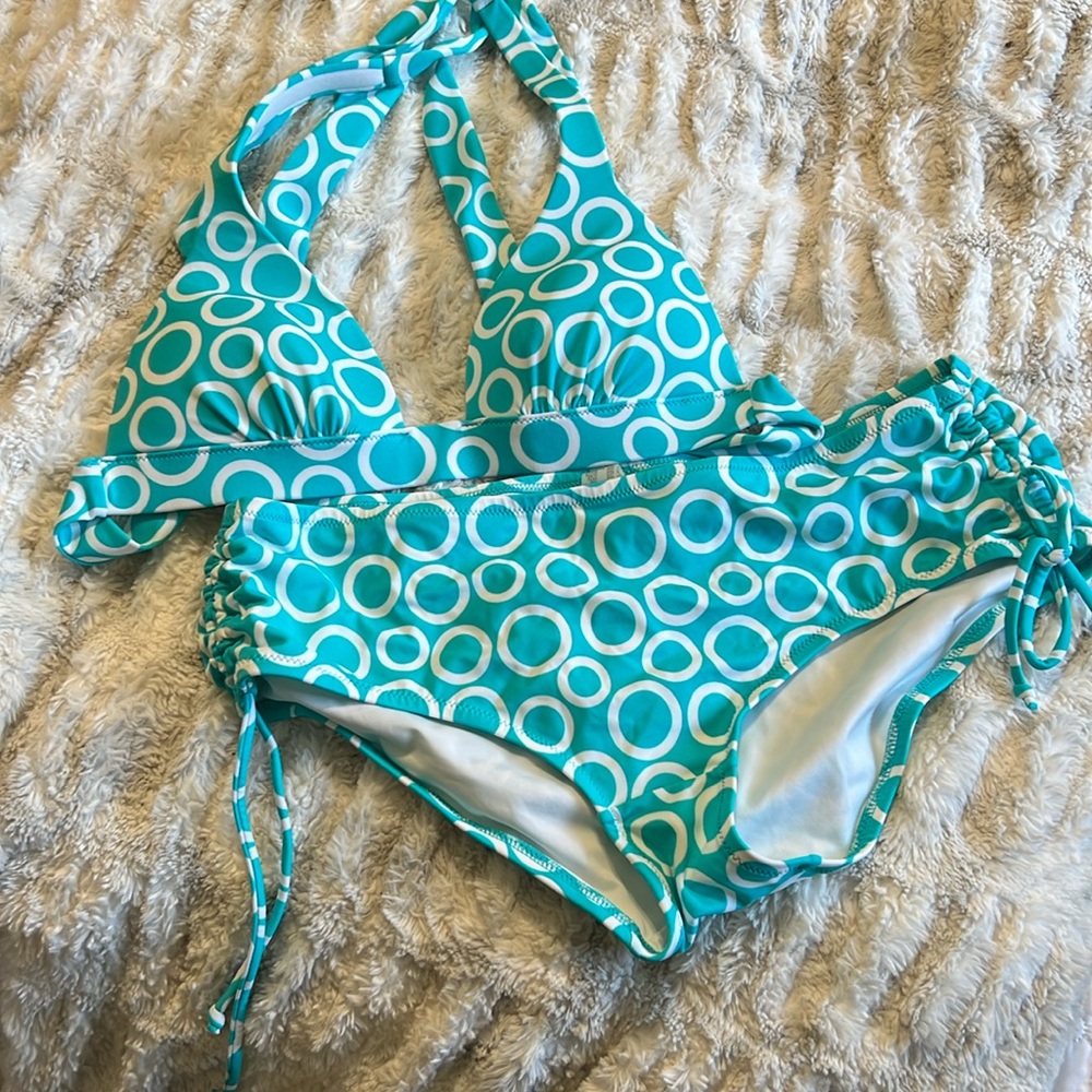 Victoria’s Secret teal bikini push up bra